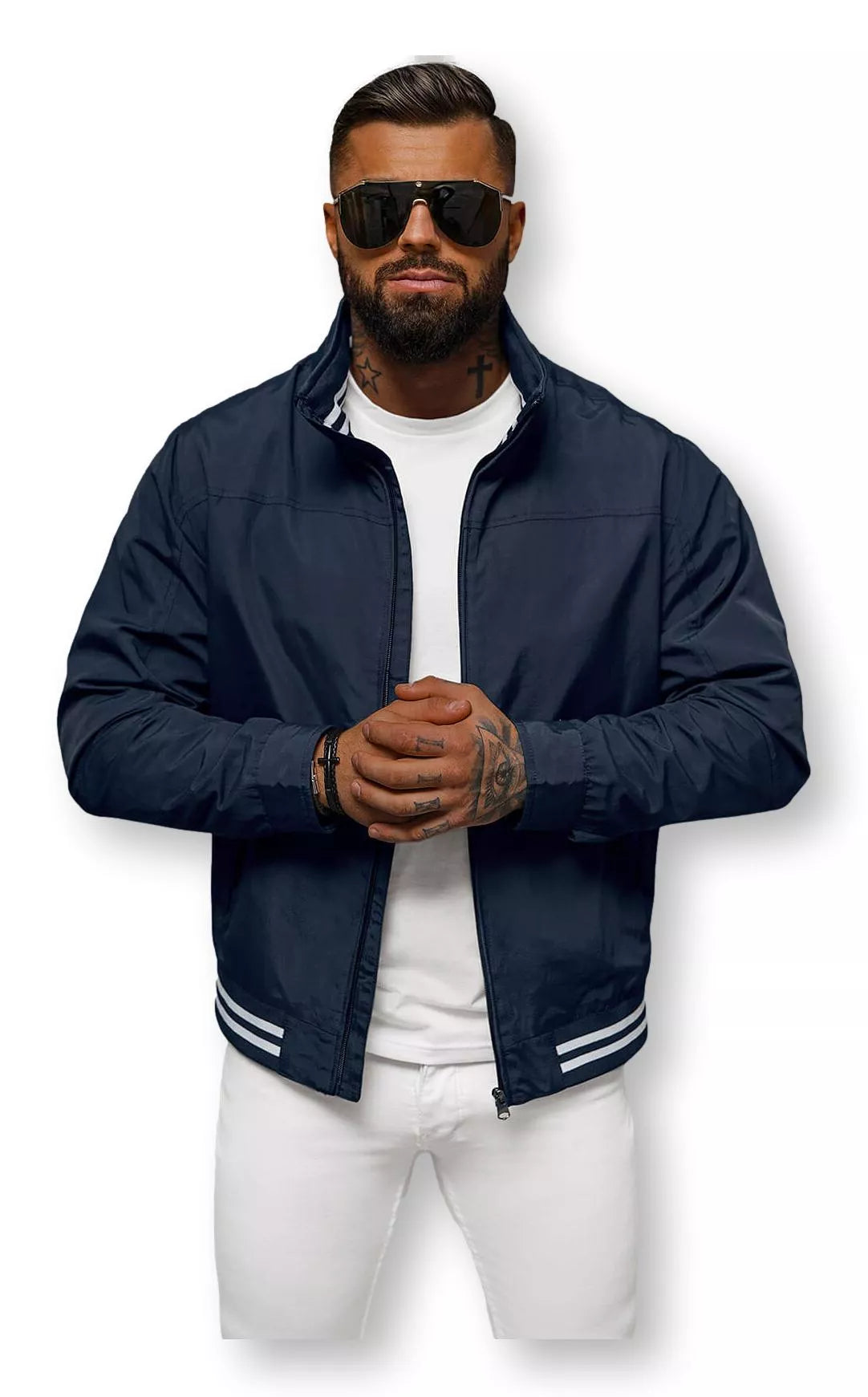 Vīriešu plāna tumši zila jaka Some