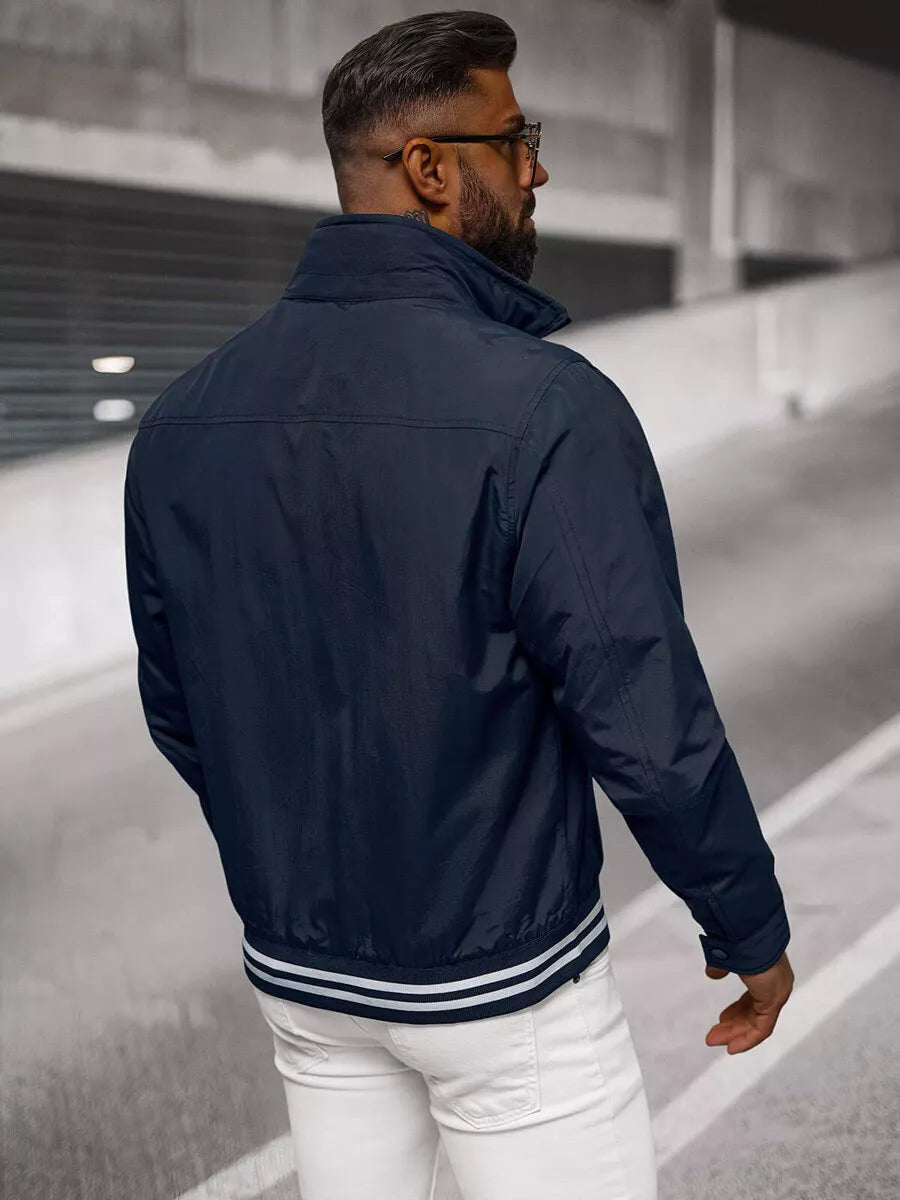 Vīriešu plāna tumši zila jaka Some