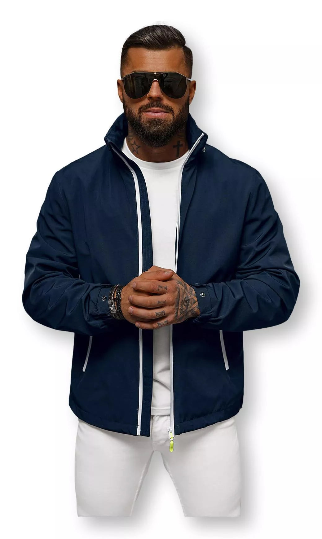 Vīriešu plāna tumši zila jaka Vind