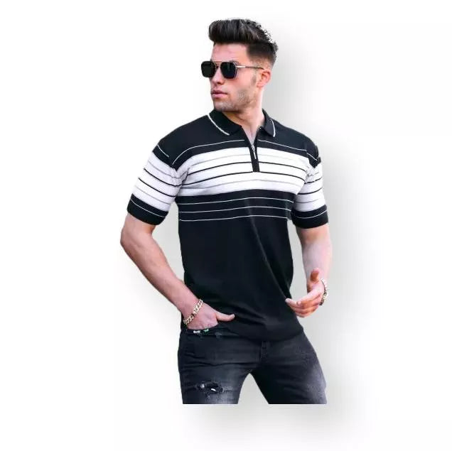 Vīriešu polo krekls melns Zuna