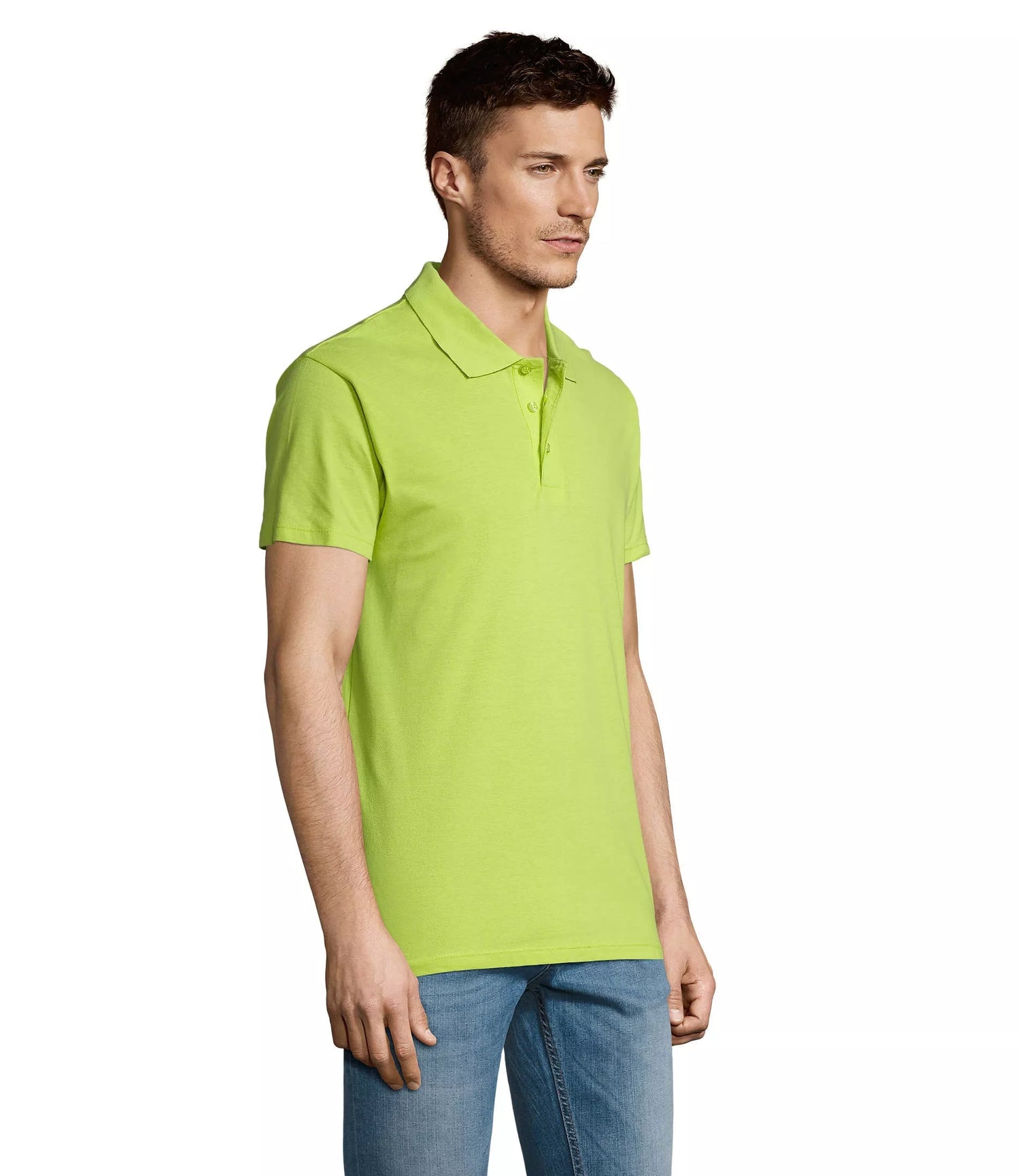 Vīriešu gaiši zils polo krekls vasarai