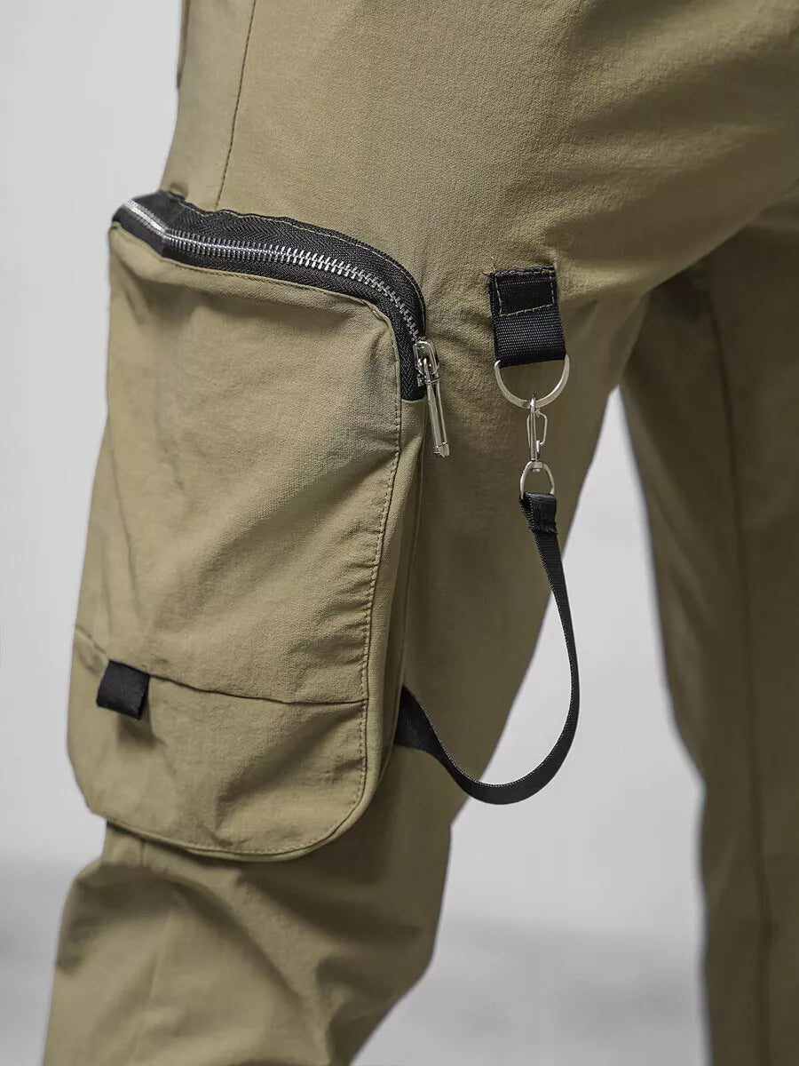 Vīriešu bēšas jogger bikses Simos