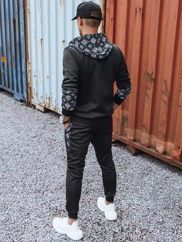 Vīriešu sporta komplekts melns Vego