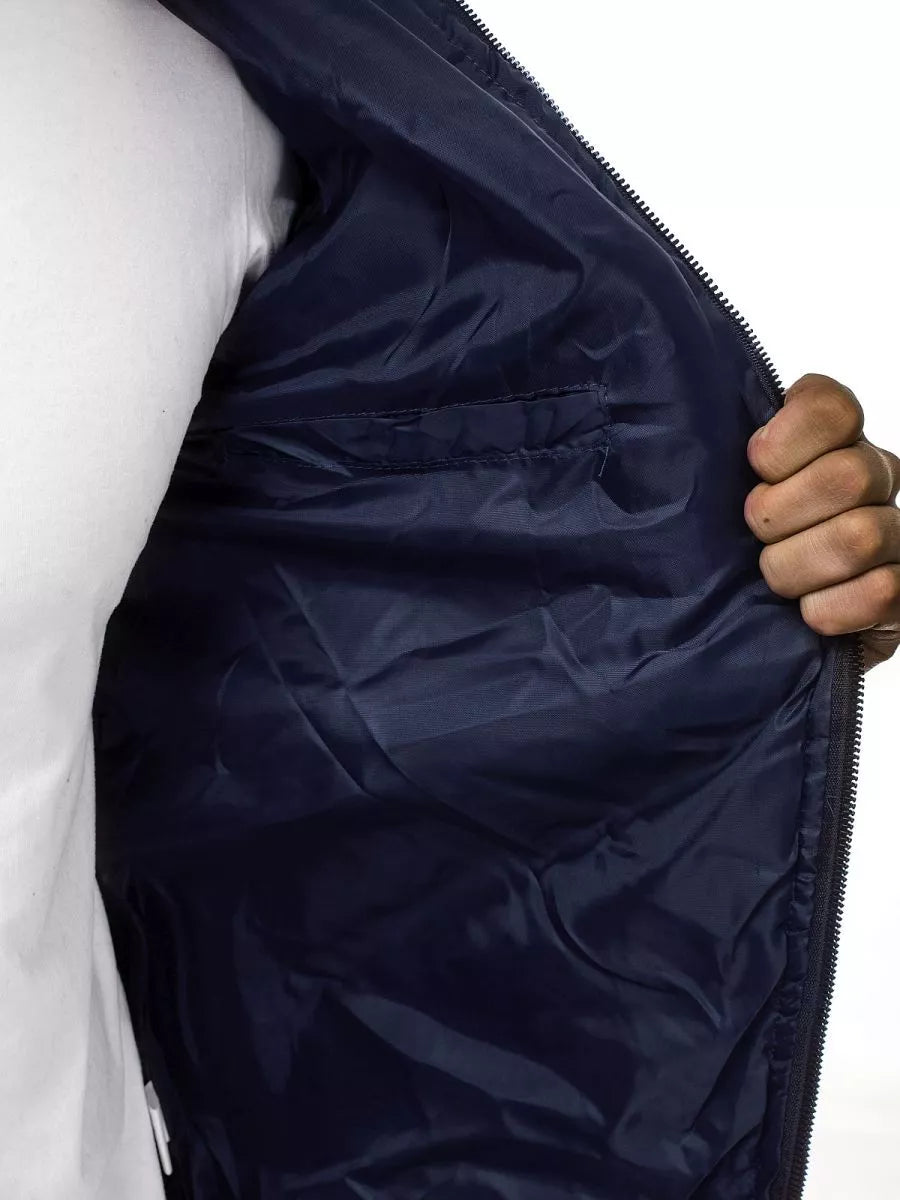 Vīriešu stepēta tumši zila jaka Minti