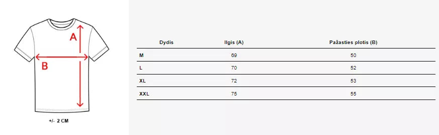 Vīriešu krāsains T-krekls Viktors