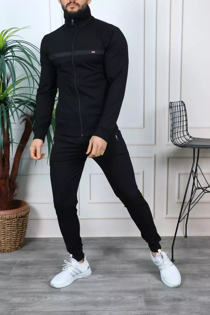 Vīriešu sporta kostīms melns Orest