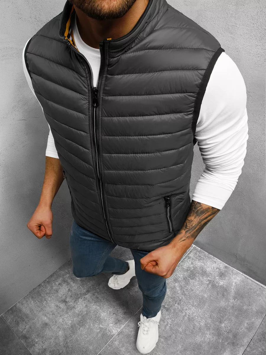 Vīriešu tumši pelēka veste Tirol