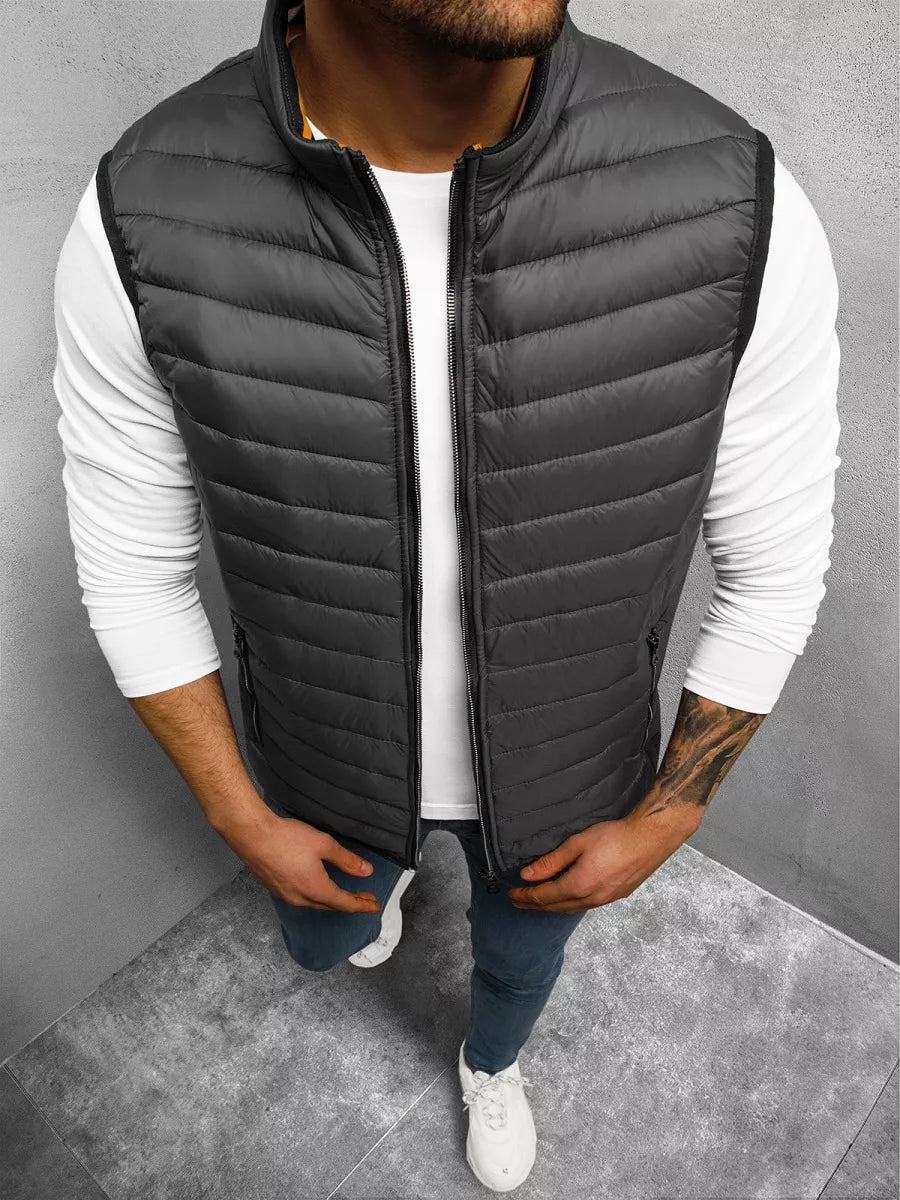 Vīriešu tumši pelēka veste Tirol