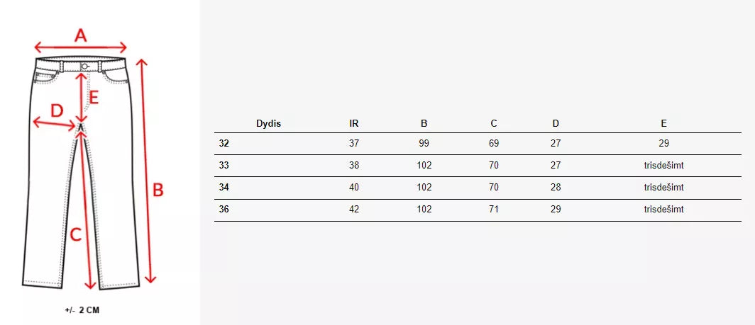 Vīriešu brūnas bikses Noki