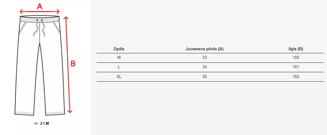 Vīriešu gaiši pelēkas ikdienas bikses Adam