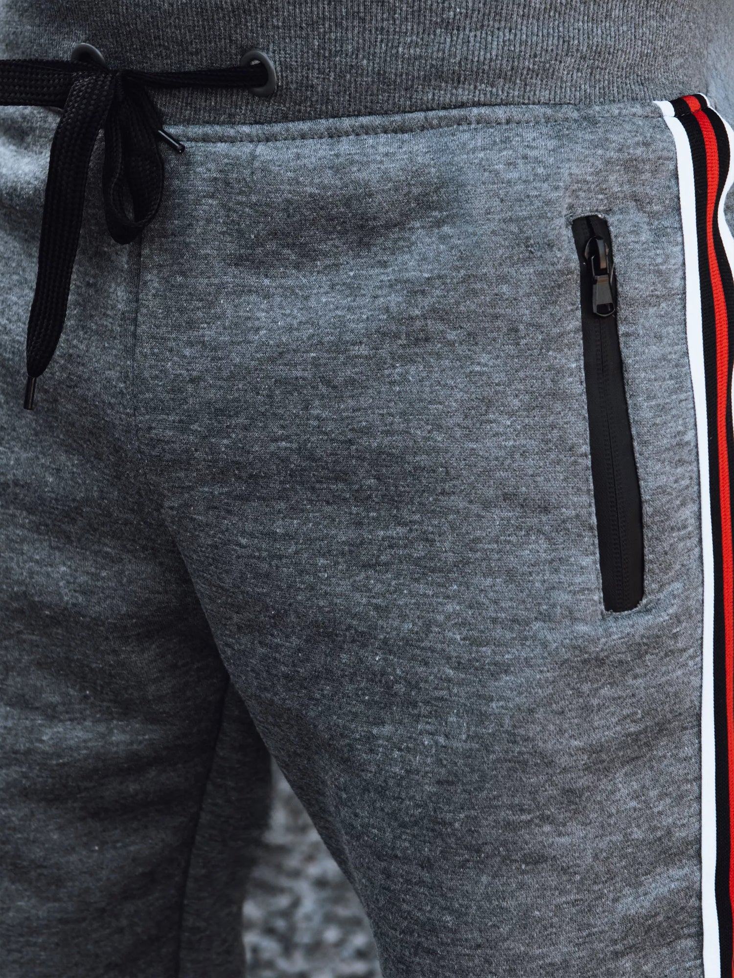 Vīriešu tumši pelēkas ikdienas bikses Adam