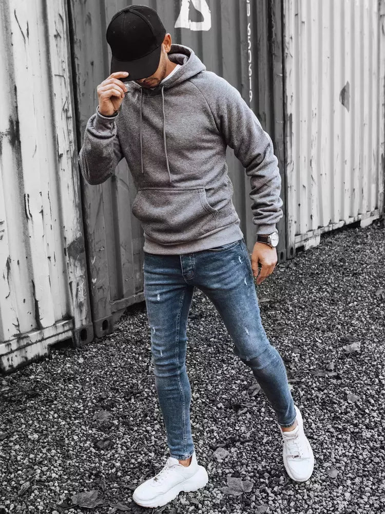 Vīriešu tumši pelēks džemperis Ater