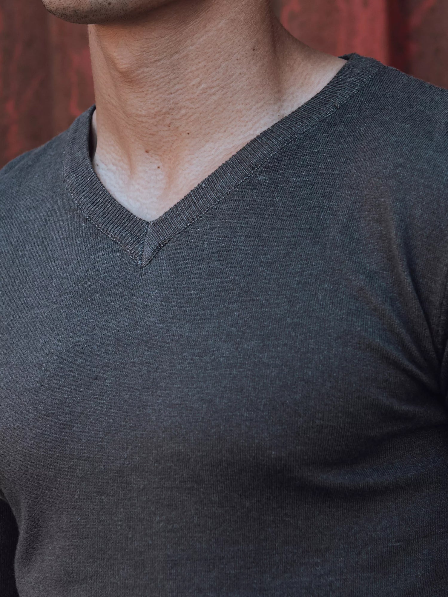 Tumši pelēks vīriešu džemperis Henri