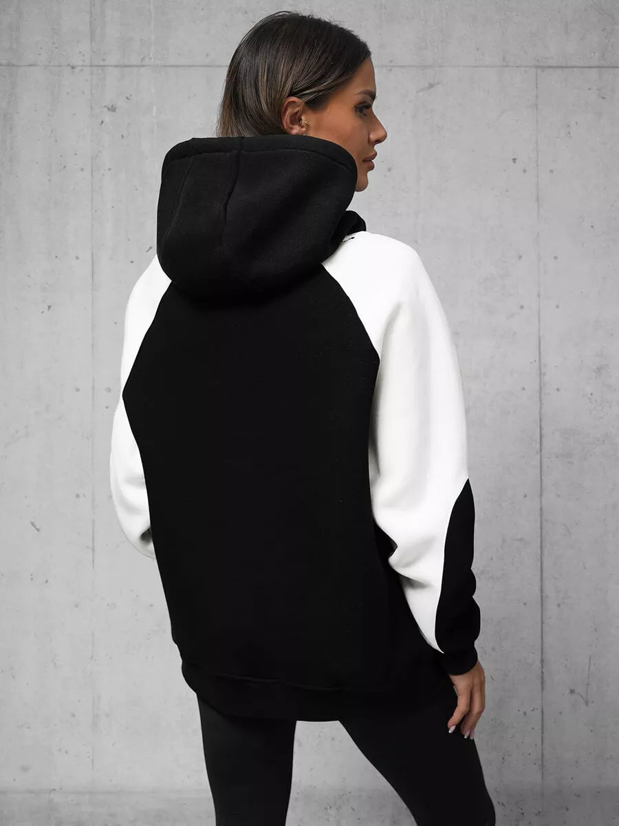 Sieviešu melns džemperis Bez disciplīnas