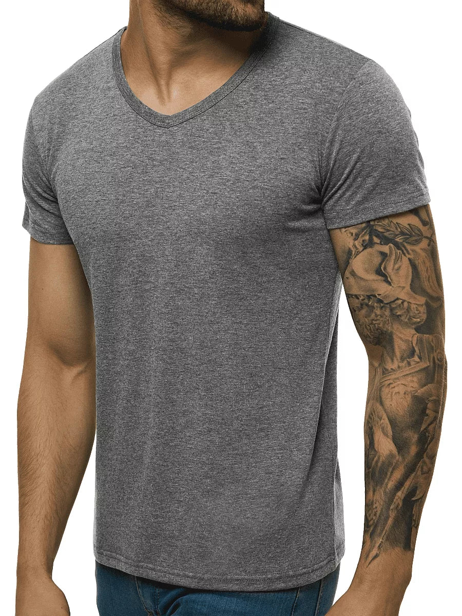 Vīriešu tumši pelēks T-krekls Dimel
