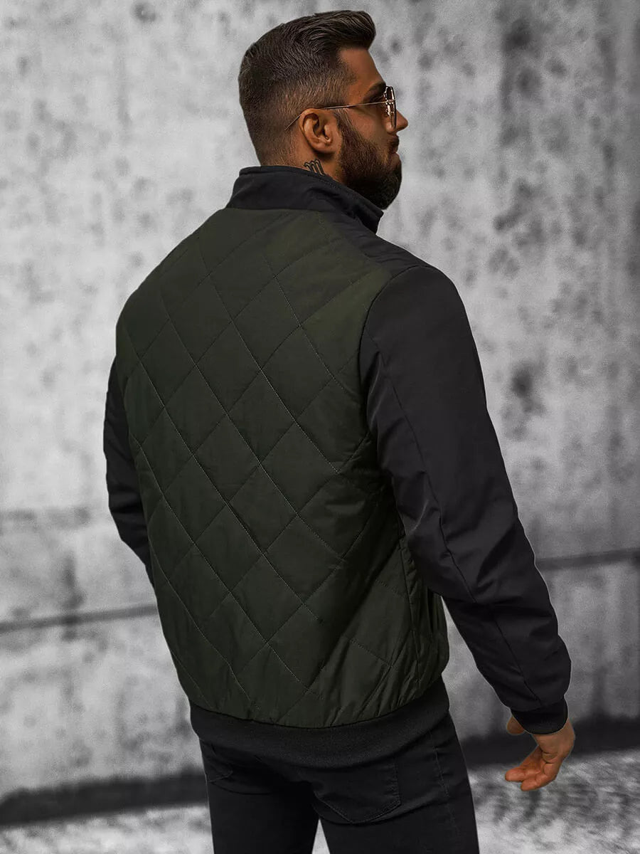 Vīriešu tumši zaļa jaka Rober 