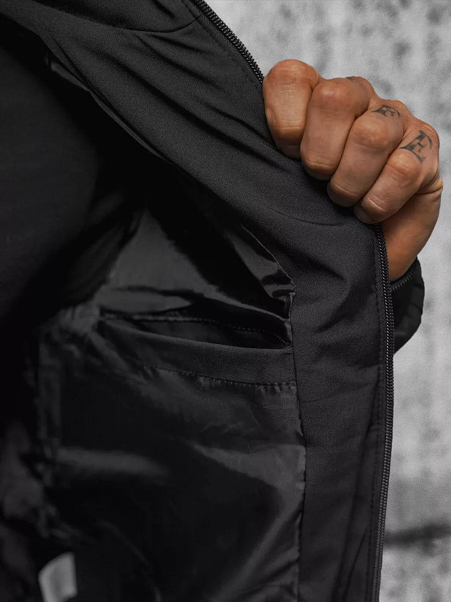 Vīriešu tumši zaļa jaka Rober 