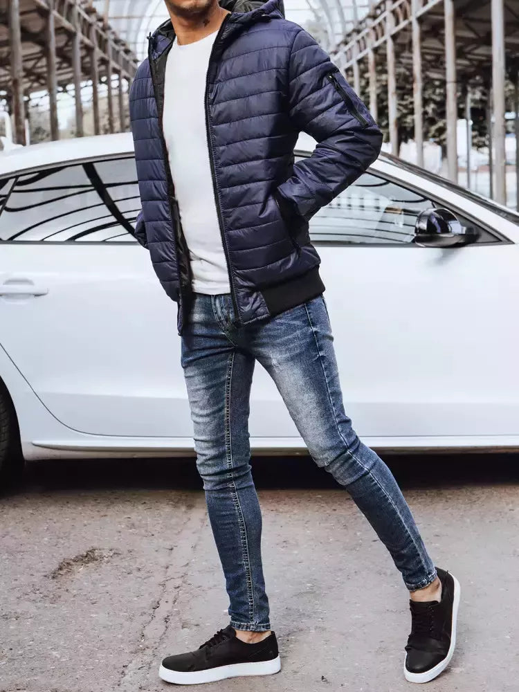 Vīriešu tumši zila jaka Rikon