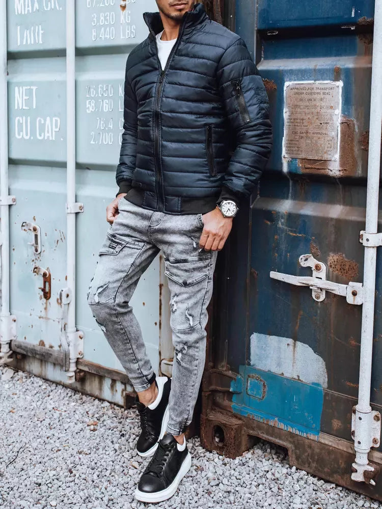 Vīriešu tumši zila jaka Tiful