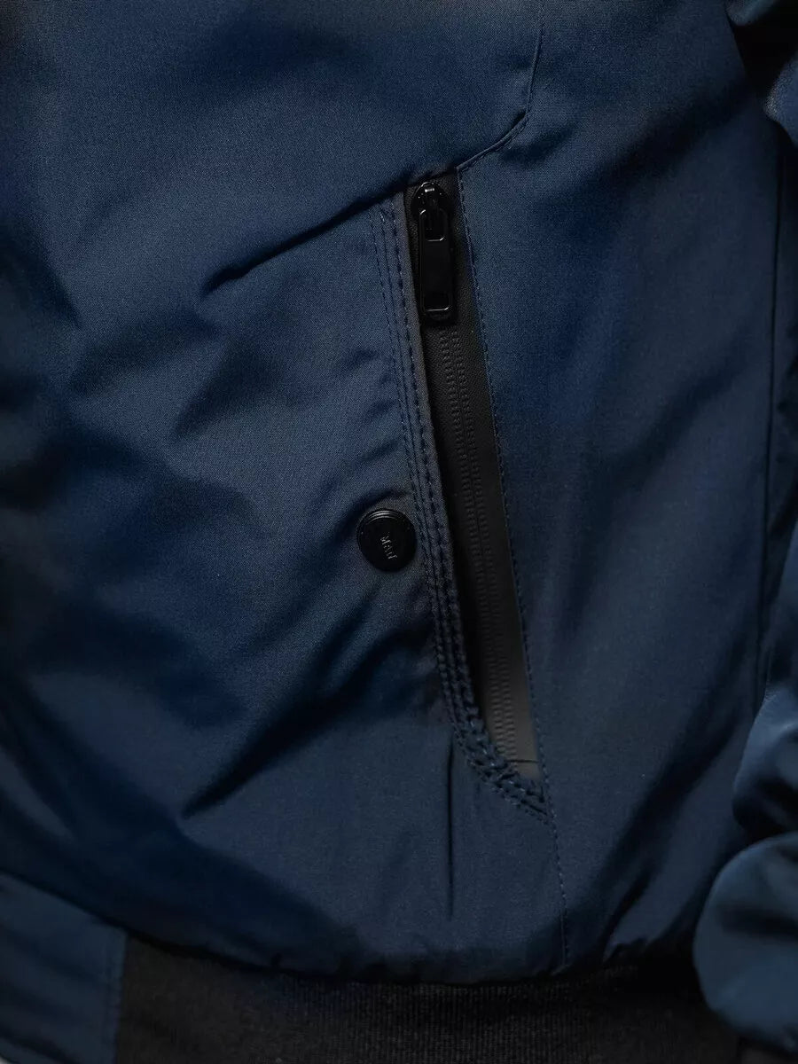 Vīriešu tumši zila pavasara jaka Marko