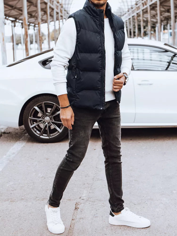 Vīriešu tumši zila veste Novar