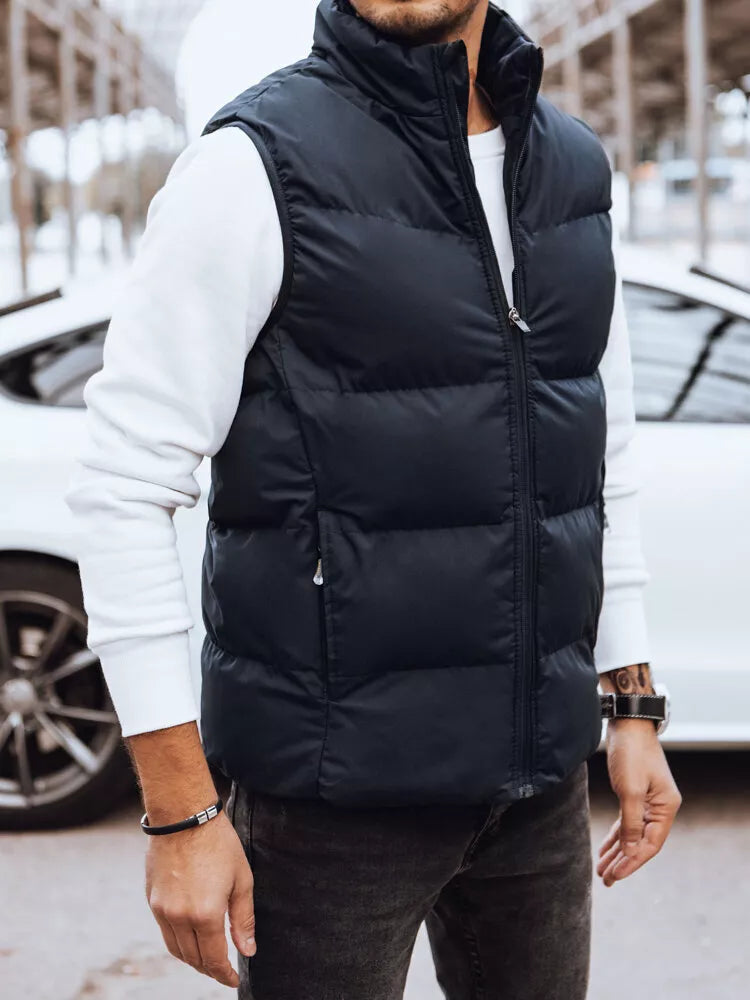 Vīriešu tumši zila veste Novar