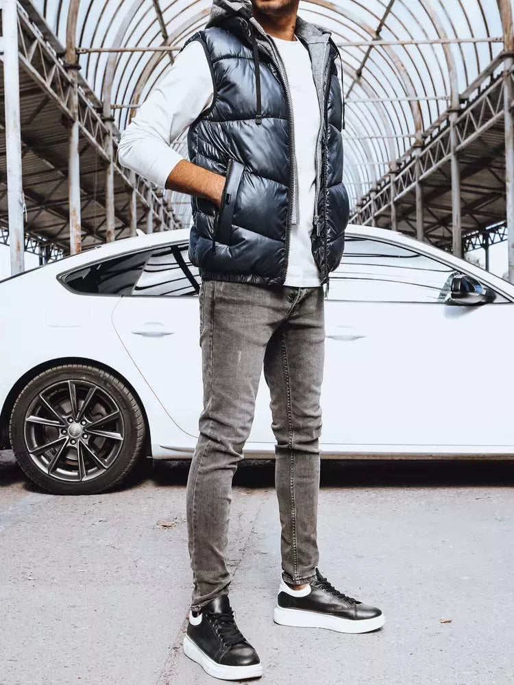 Vīriešu tumši zila veste Viko 