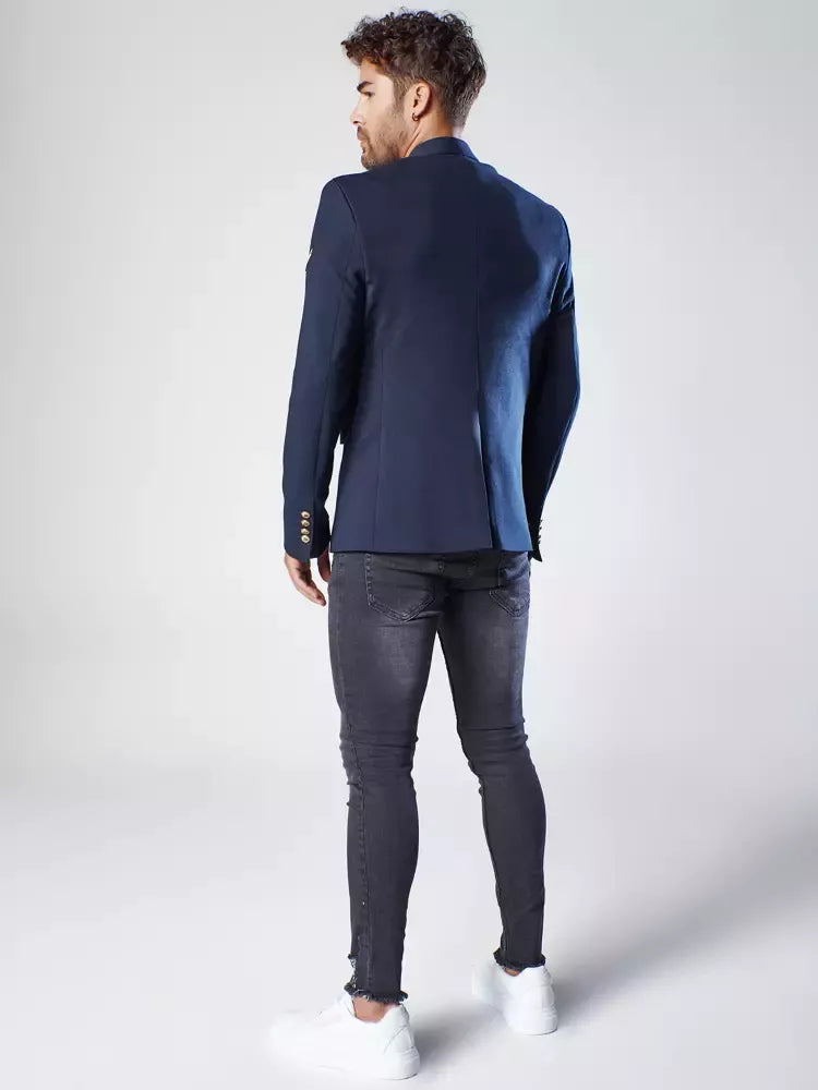 Vīriešu tumši zila pilota jaka