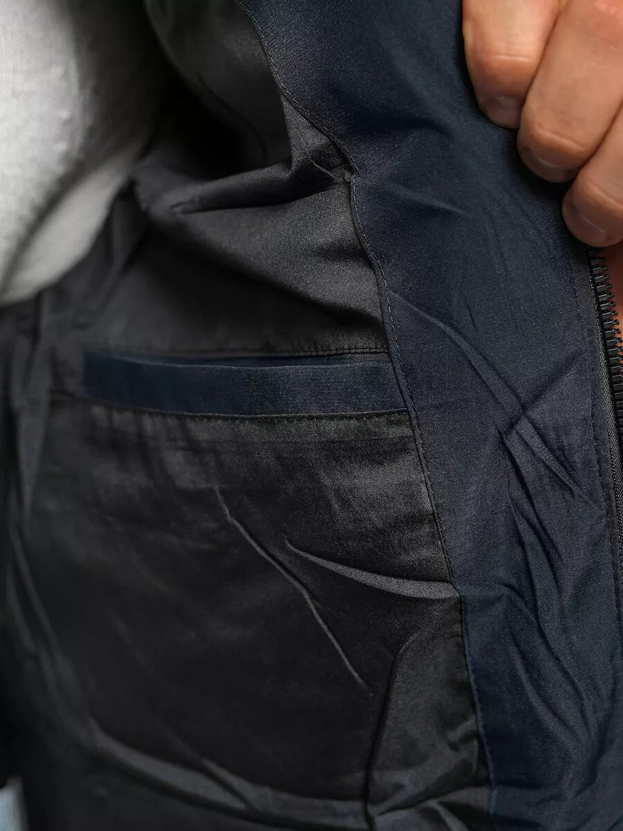 Vīriešu tumši zila ziemas jaka Rock