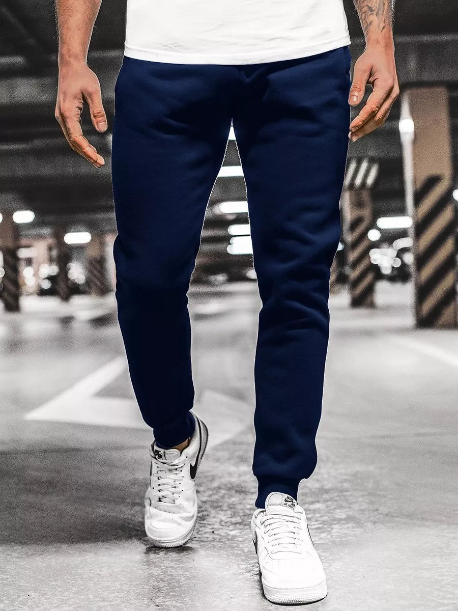 Vīriešu tumši zilas ikdienas bikses Sergo