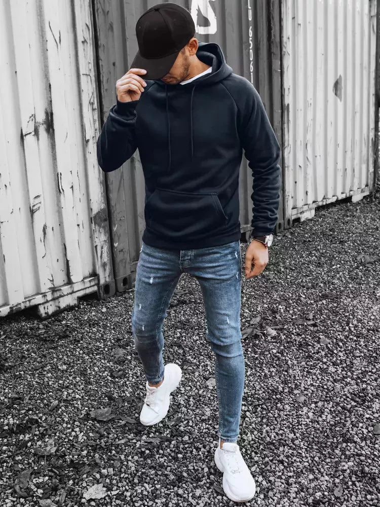 Vīriešu tumši zils džemperis Ater