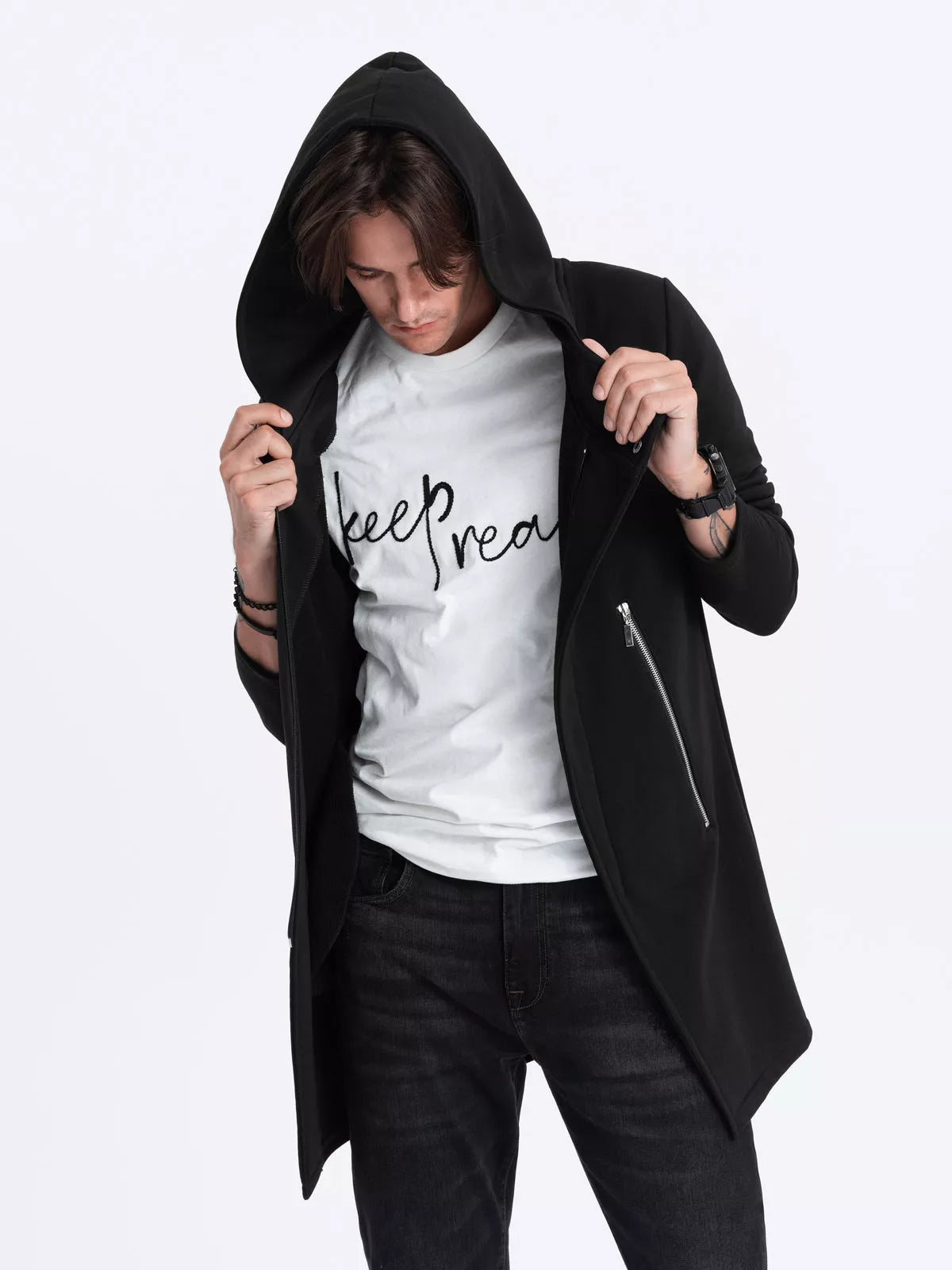 Vīriešu tumši zils džemperis Hugo