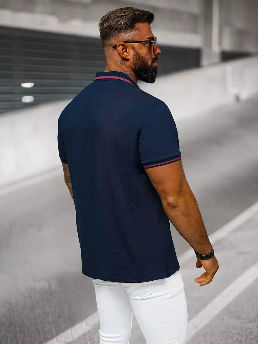 Vīriešu tumši zils polo krekls "Team"