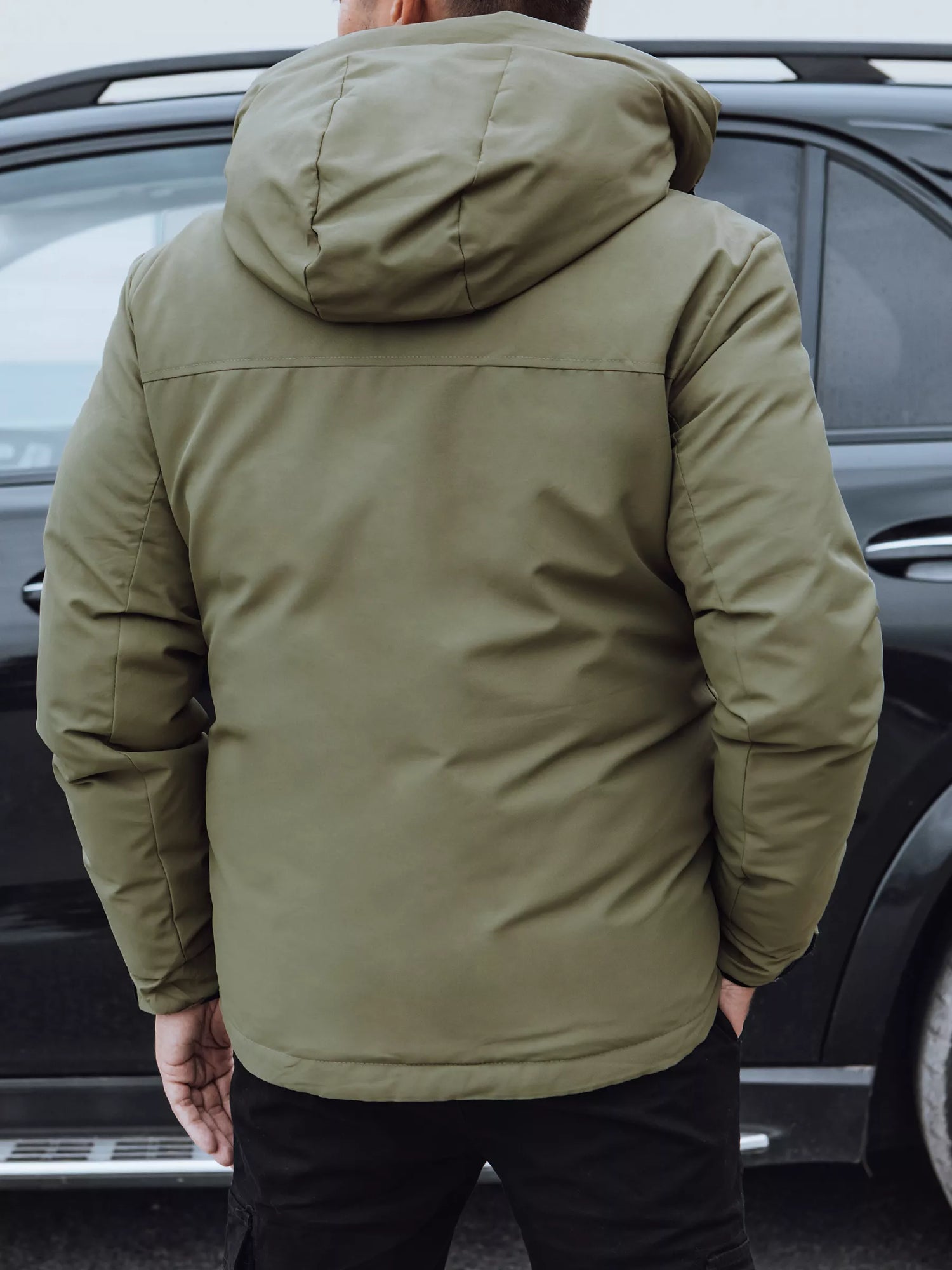 Vīriešu zaļa ziemas jaka Teo