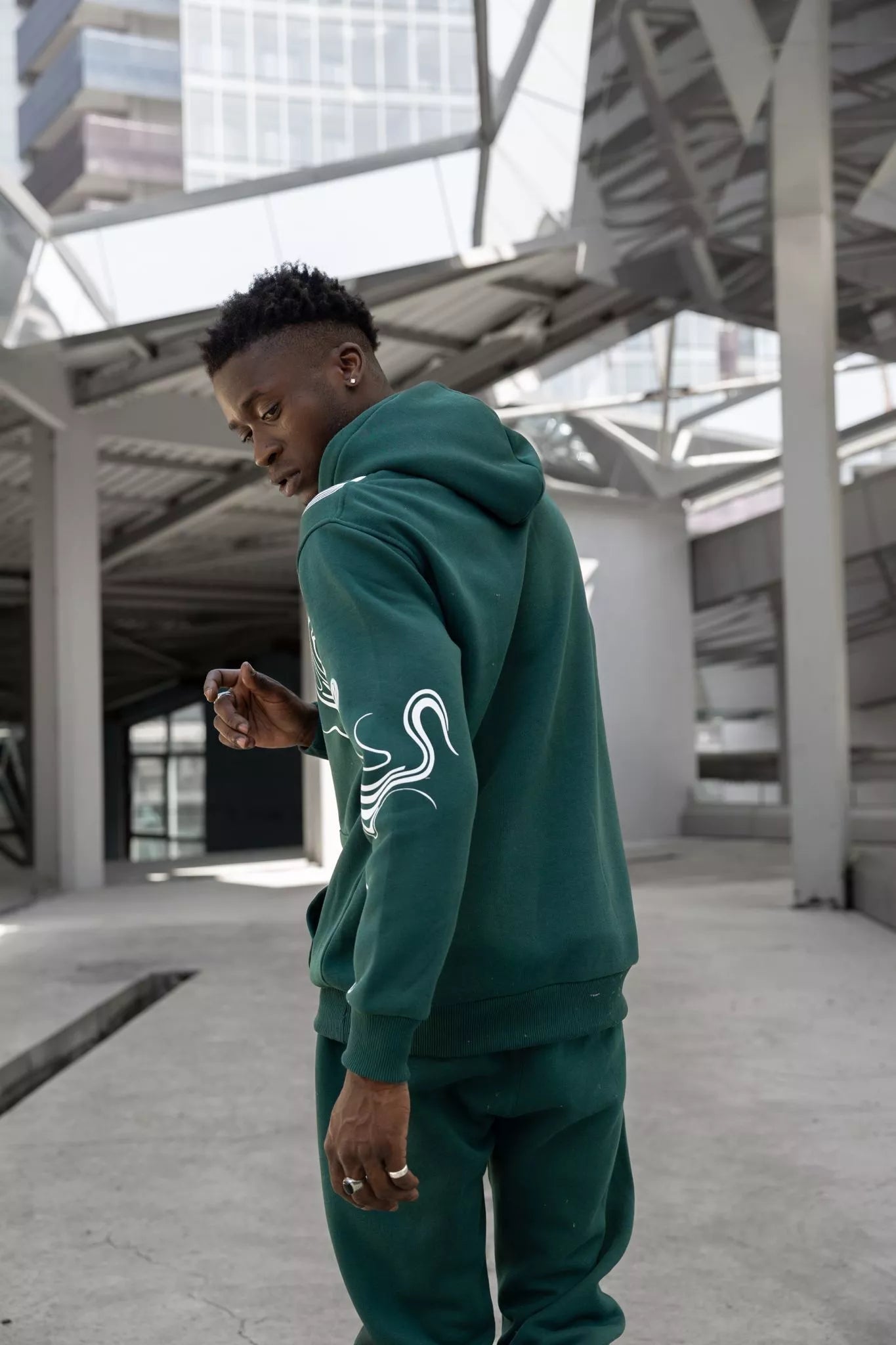 Vīriešu zaļš treniņtērps Road Trip