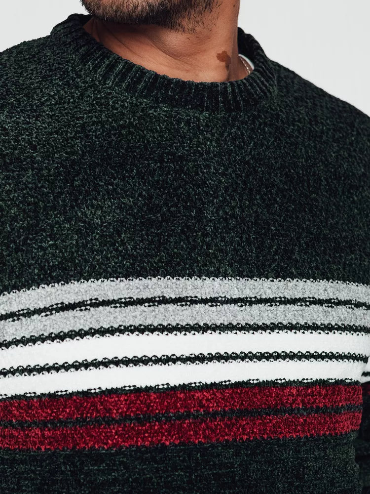 Zaļš vīriešu džemperis Fimol