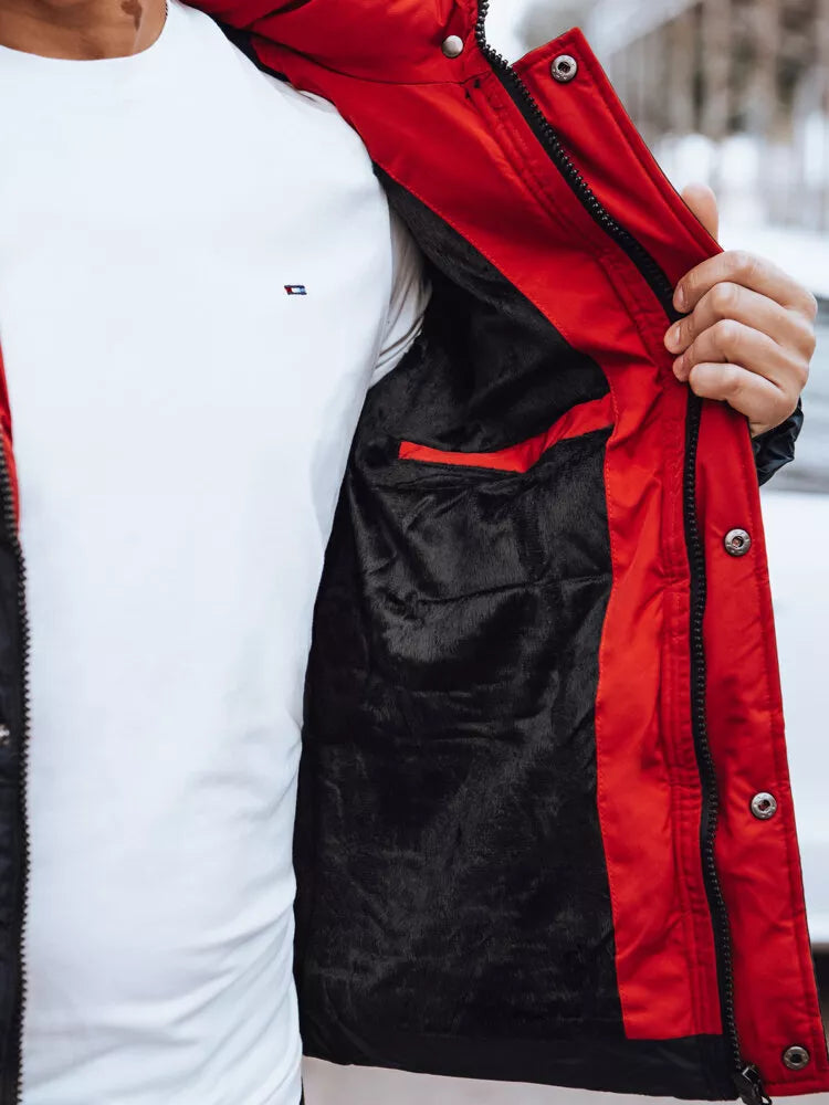 Zila vīriešu ziemas jaka Noris