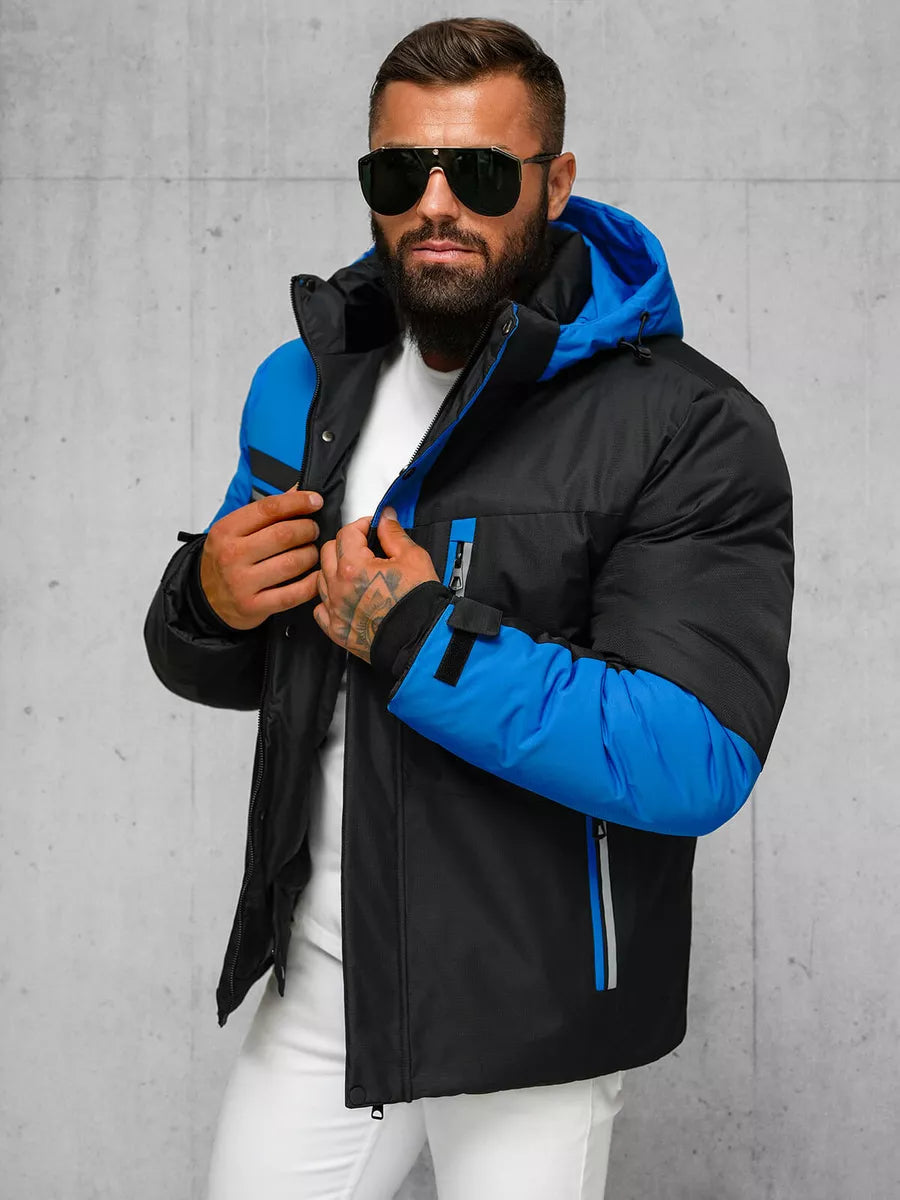 Vīriešu zila jaka Sater