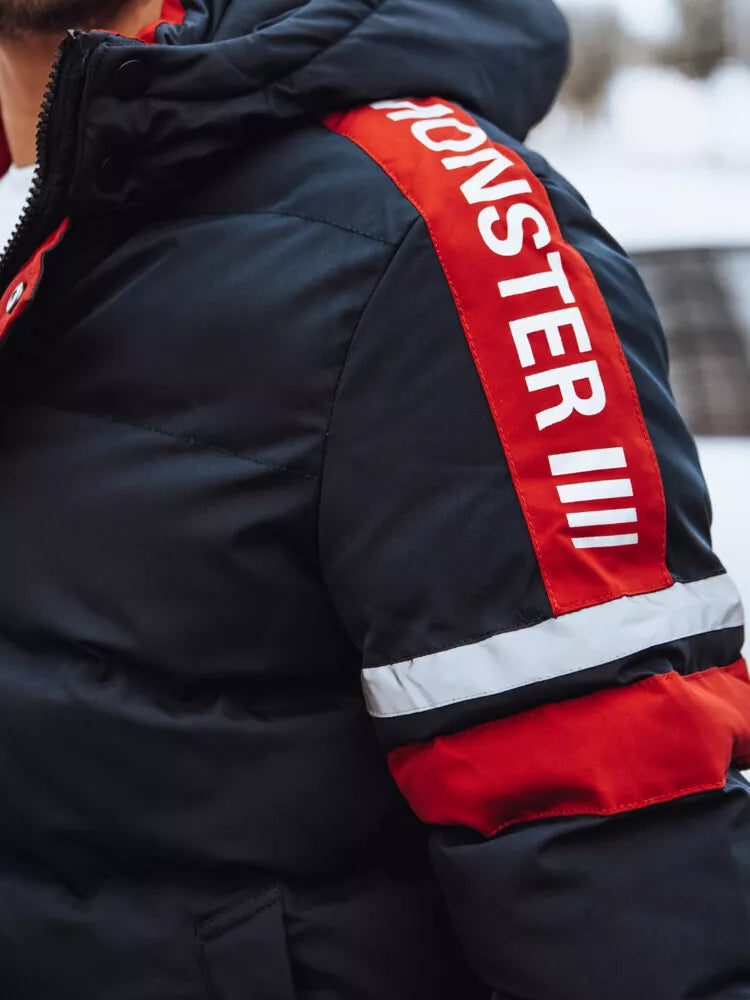 Vīriešu zila ziemas jaka Race