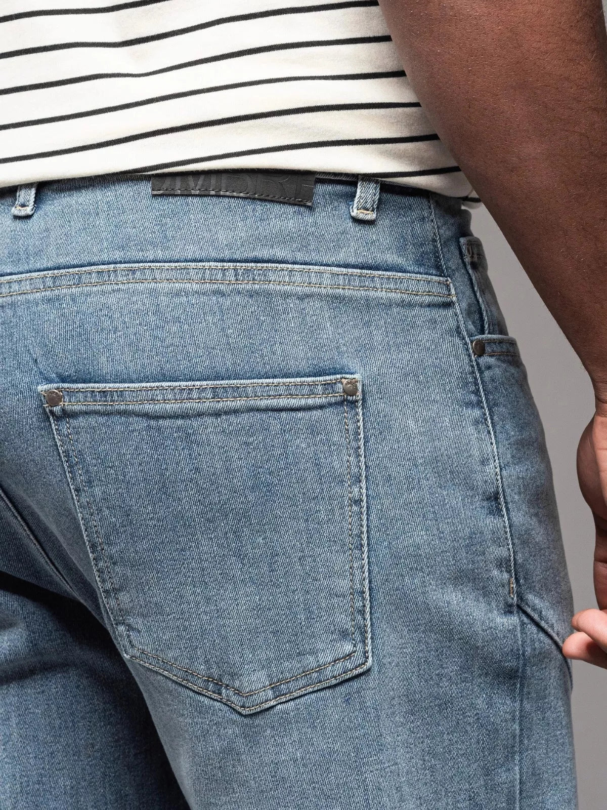 Vīriešu zilas džinsa bikses Carl