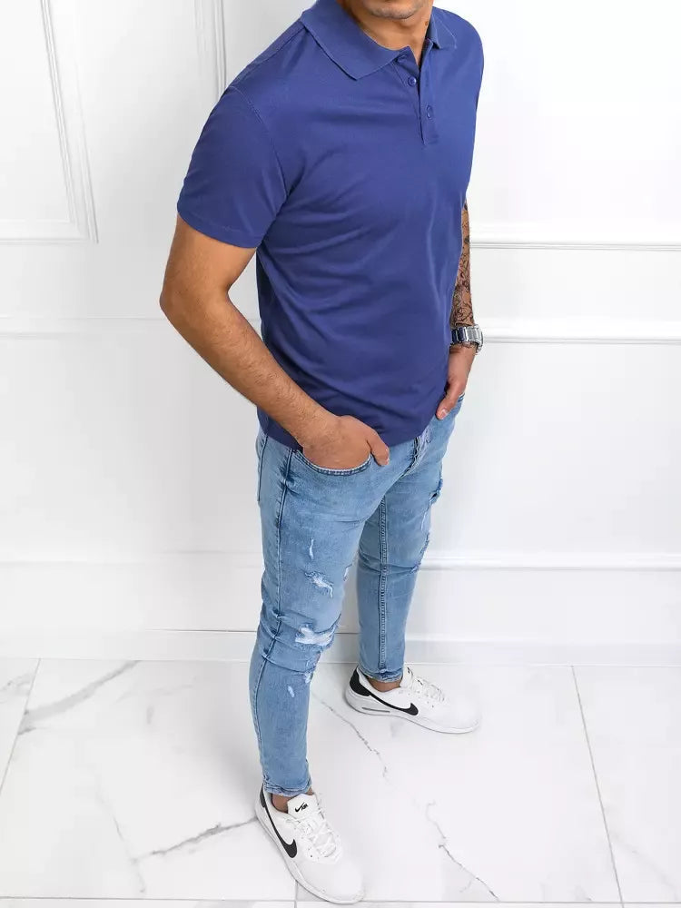 Vīriešu zils polo krekls Palom