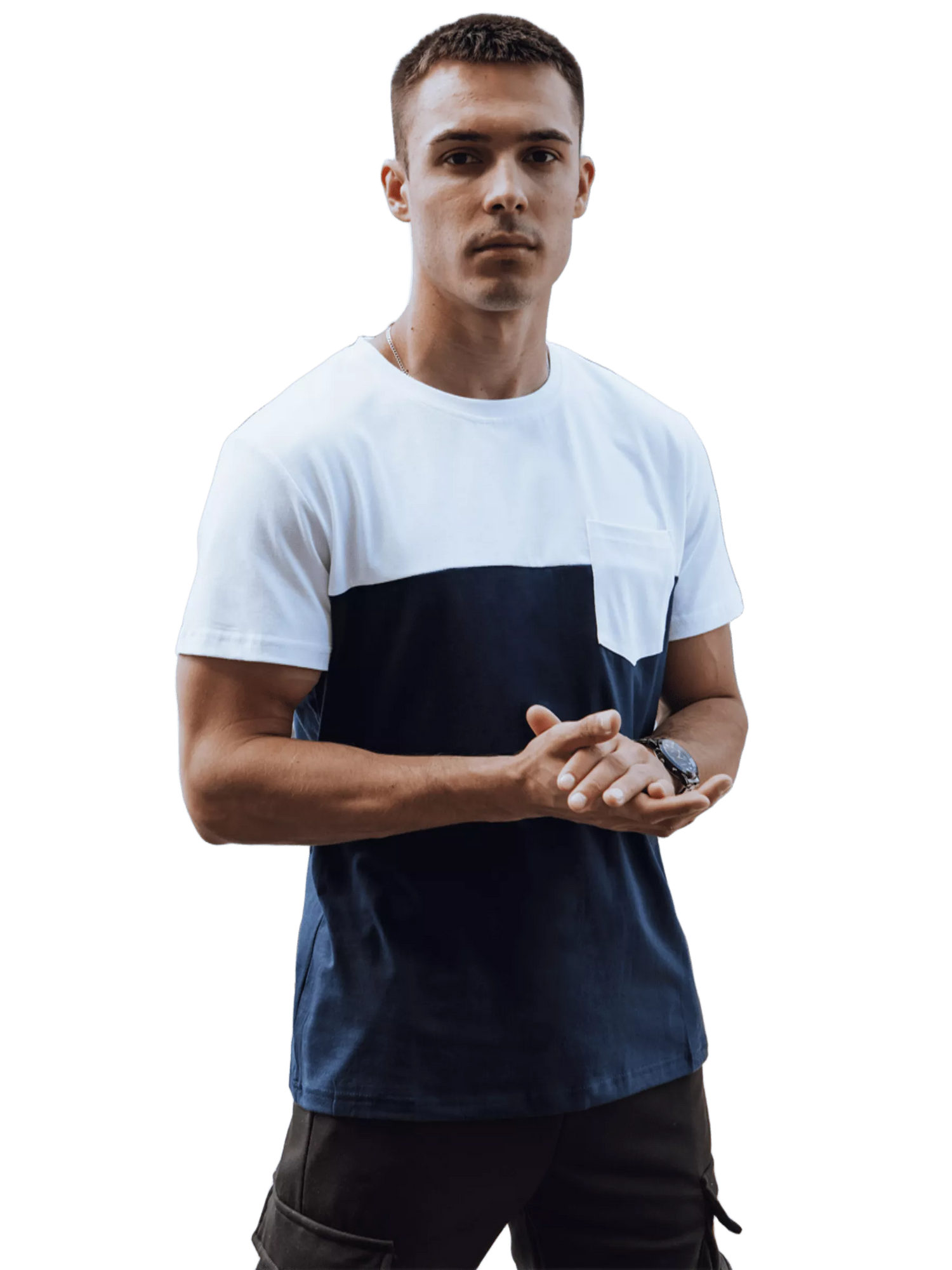 Vīriešu zils T-krekls Fred