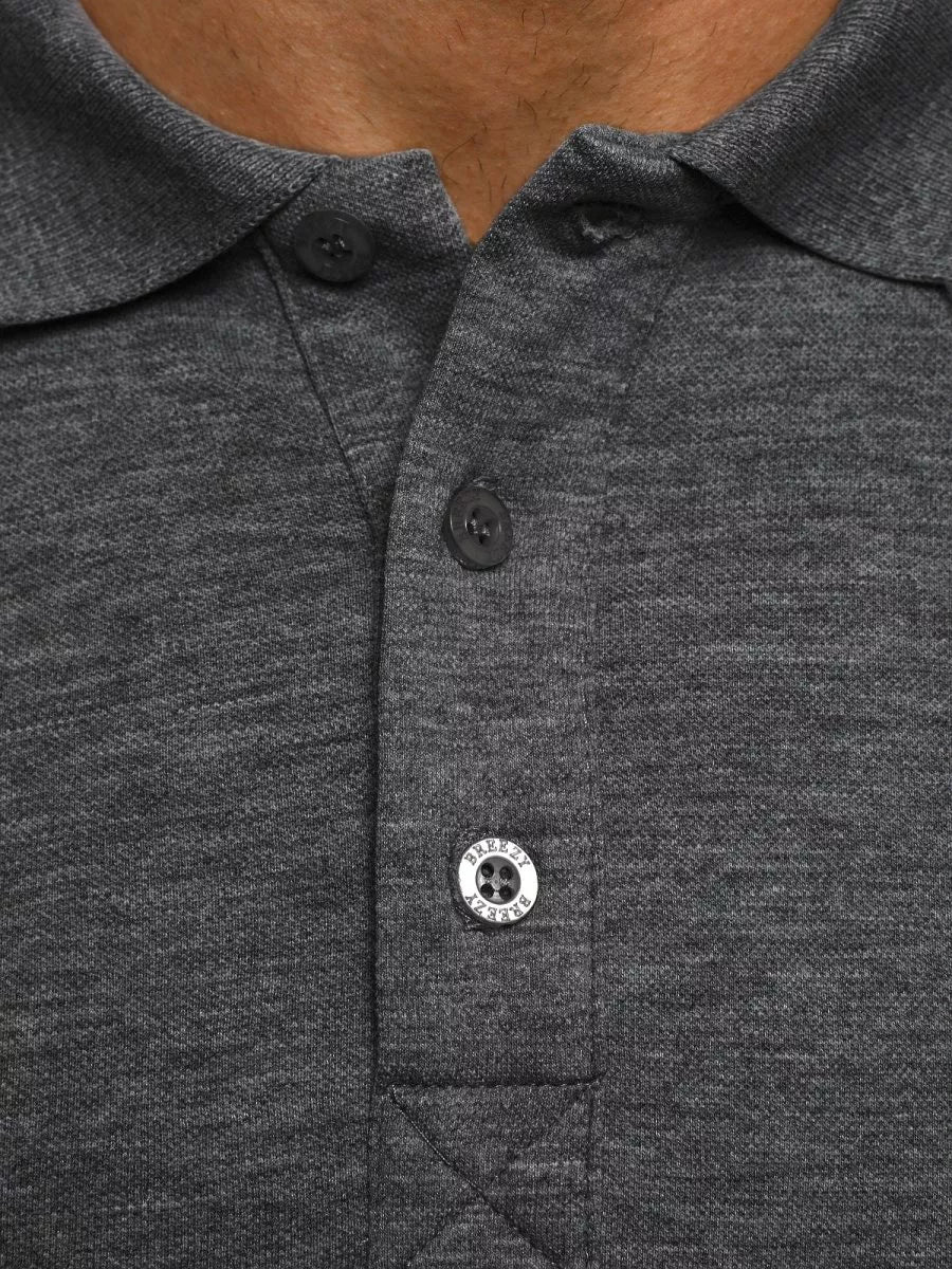 Vīriešu tumši pelēks polo krekls Vytis