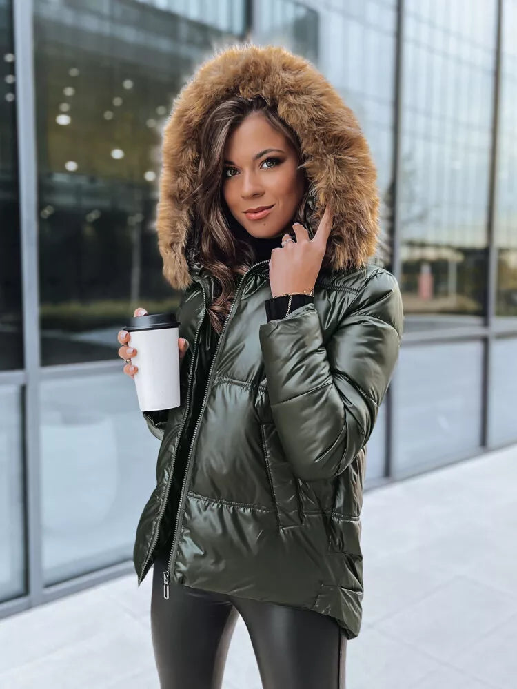 Zaļa sieviešu jaka Sparkle