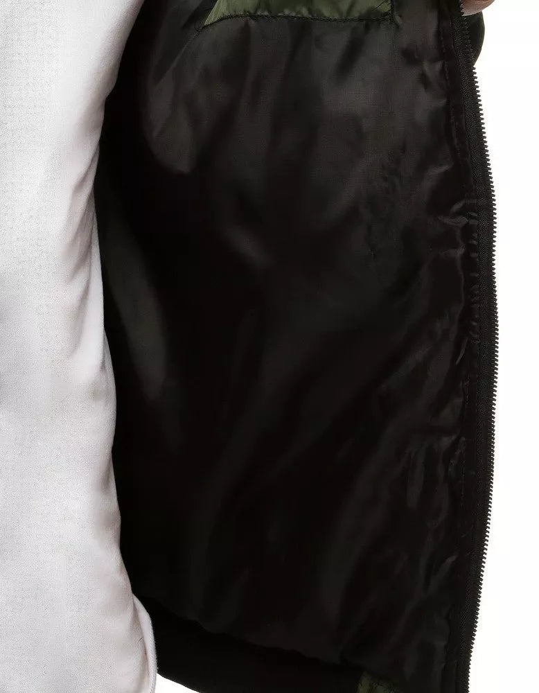 Vīriešu pavasara - rudens jaka zaļā krāsā Nosal