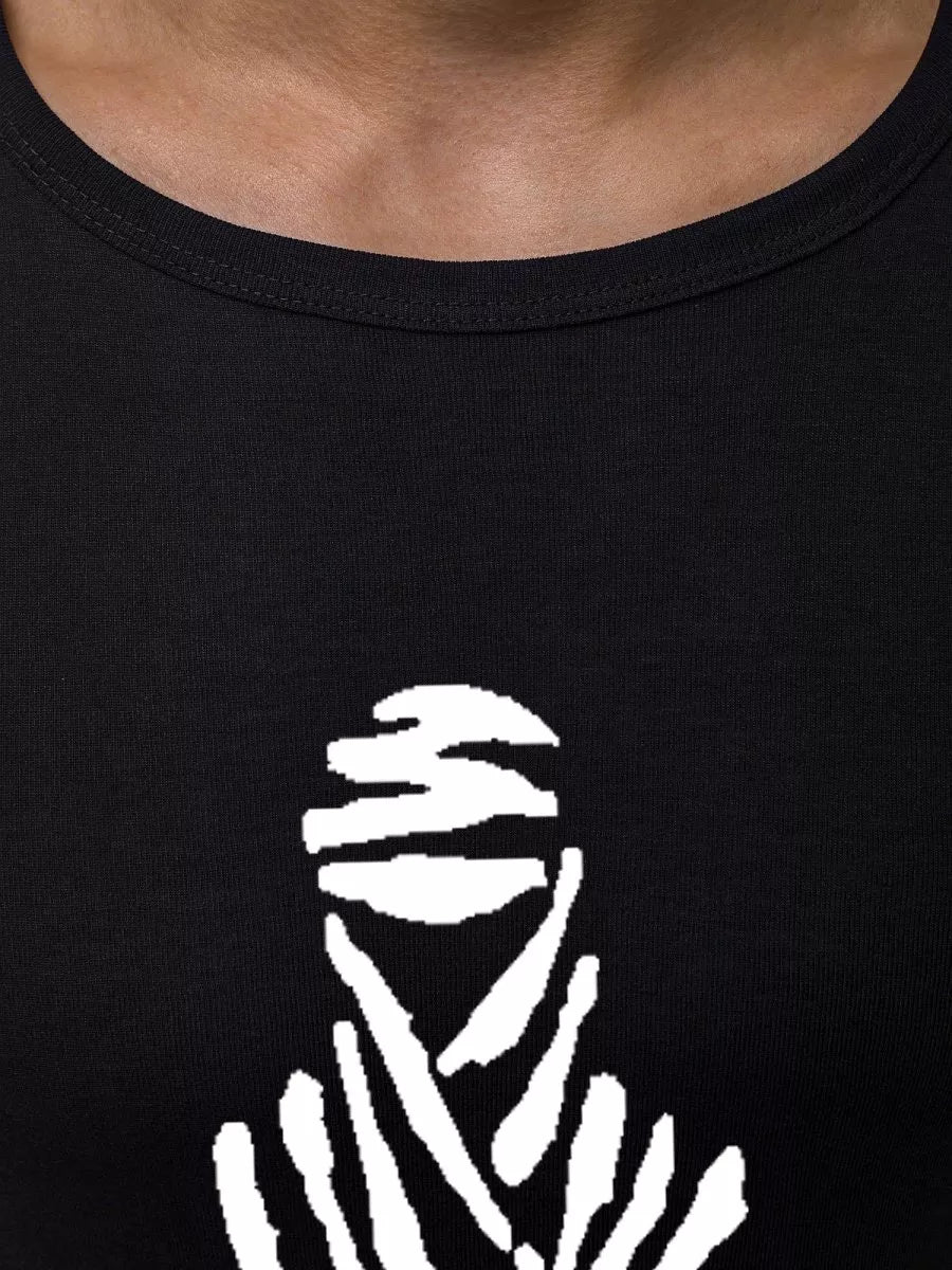 Melns vīriešu T-krekls Dakar