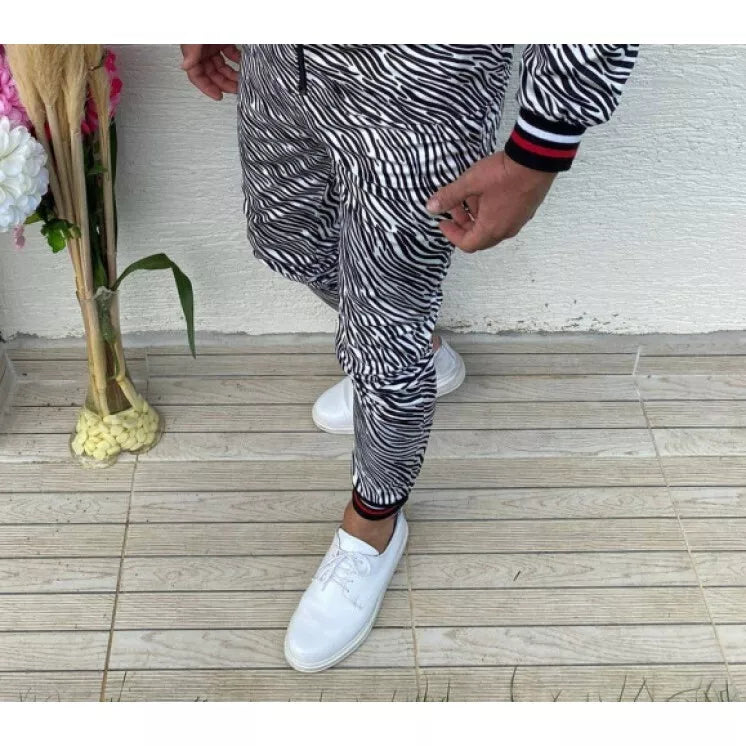 Vīriešu zebras raksta bikses Nevada