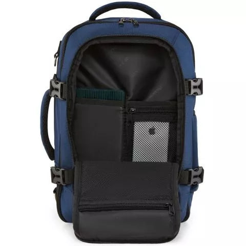 Explore tumši zila ceļojumu mugursoma