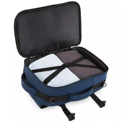 Explore tumši zila ceļojumu mugursoma