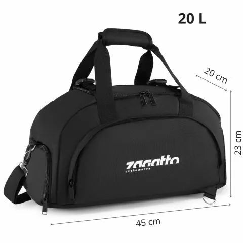 Melna soma un mugursoma 2in1 Perfect